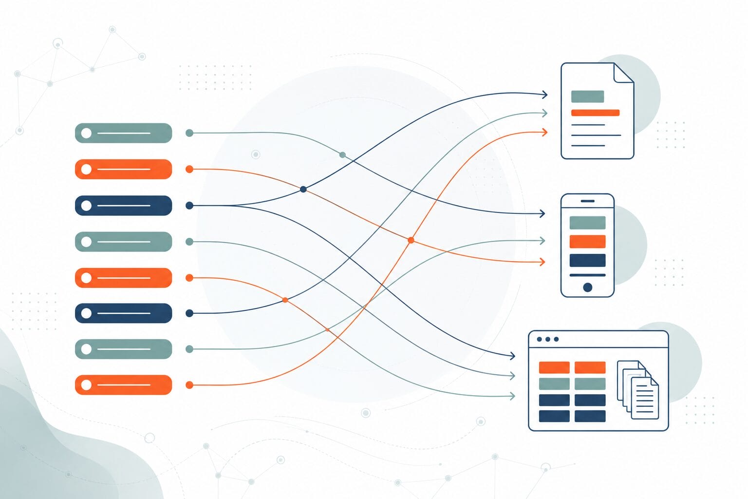 Grafik Topic-Orientierung und wie aus Topics Informationsprodukt entstehen