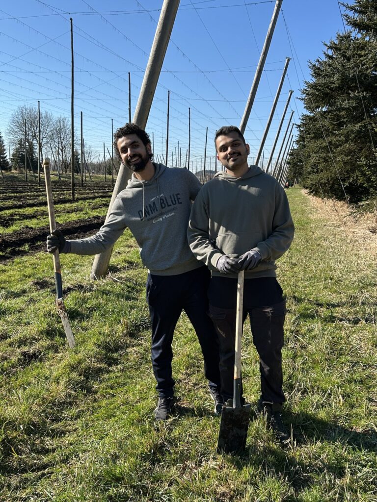 Planting campaign 2025 Sustainability Planting trees two people