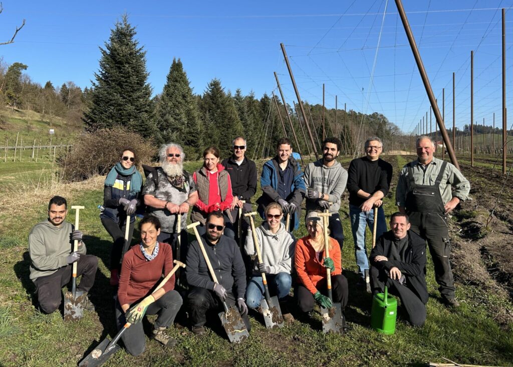 Planting campaign 2025 Sustainability Planting trees Group photo