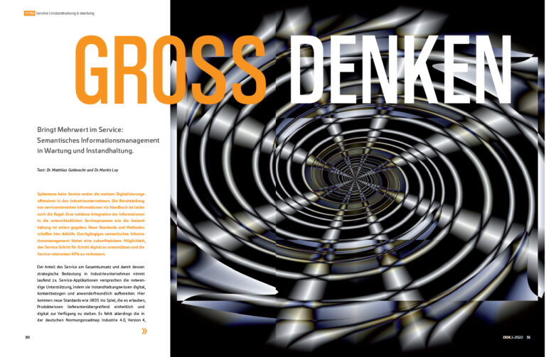 Publikationsbild: Semantisches Informationsmanagement im Service