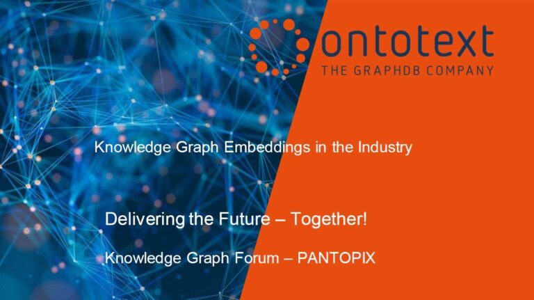 Knowledge Graph Embeddings in the industry