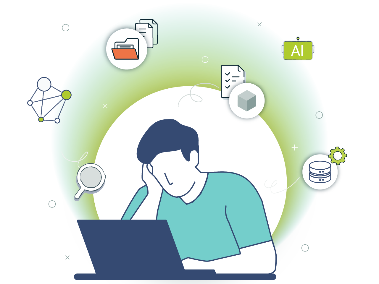 Grafik PANTOPIX SPHERE Schluss mit Datenchaos