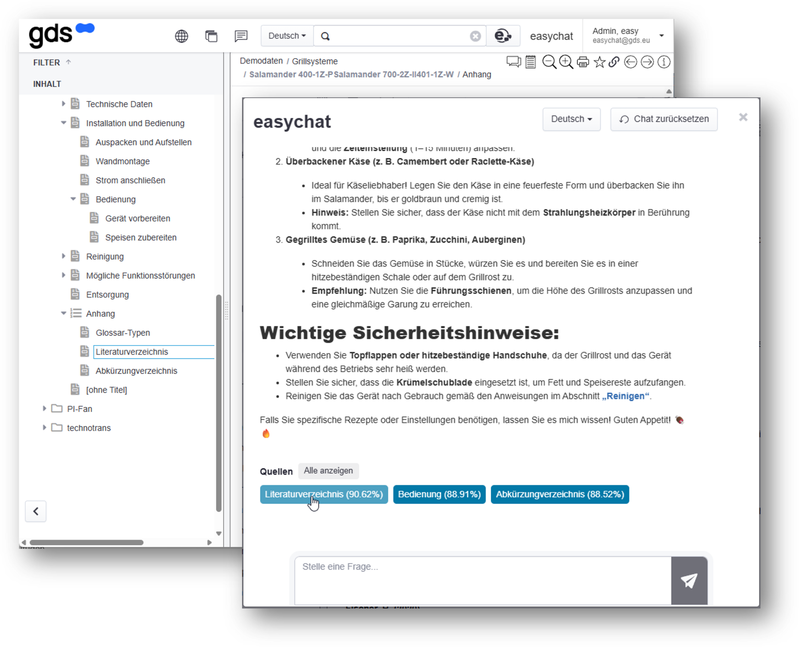 easychat in easybrowse