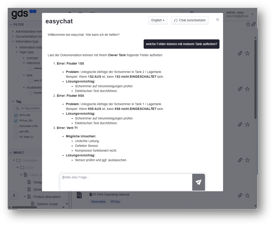easychat in easybrowse