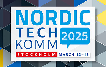 NORDIC TechKomm Stockholm 2025 Logo